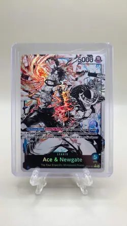 Ace & Newgate ST22-001 L⭐ Alt Art One Piece TCG (ST22 Starter Deck set) English - Image 1