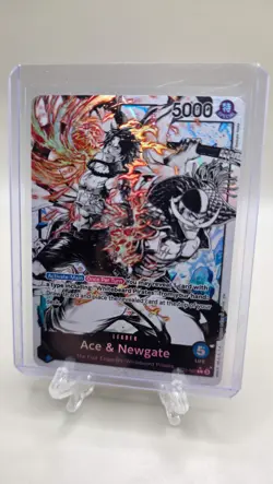Ace & Newgate ST22-001 L⭐ Alt Art One Piece TCG (ST22 Starter Deck set) English - Image 2
