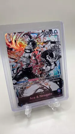 Ace & Newgate ST22-001 L⭐ Alt Art One Piece TCG (ST22 Starter Deck set) English - Image 3