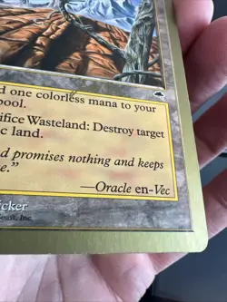 Wasteland - Mark Le Pine - 1999 World Championship Decks Magic mtg Light Play - Image 5