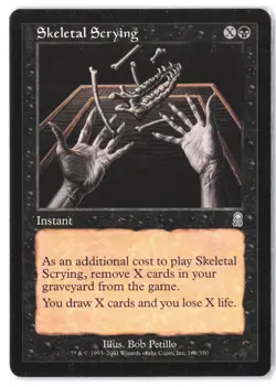 Skeletal Scrying 161 MTG ODY LP - Image 1