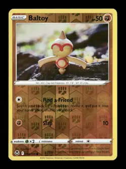 Baltoy Reverse Holo Common SWSH12: Silver Tempest 093/195 NM Pokemon LP - Image 1