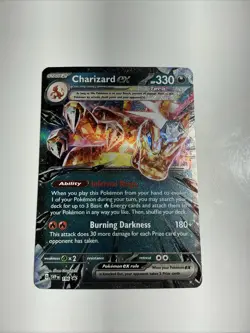 Charizard ex 196 Sv: Scarlet & Violet Promo Cards Holo Pokemon Card TCG - Image 1