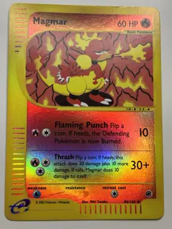 Pokemon 2002 Expedition - Magmar- Reverse Holo - 86/165 LP - Image 1