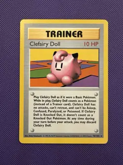 Pokemon TCG Base Set (Shadowless) #70/102 Clefairy Doll LP - Image 1