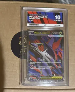 Mega Latias EX 163/132 Ultra Rare - Pokemon ME01 Mega Evolution ACE 10 GEM MINT! - Image 1