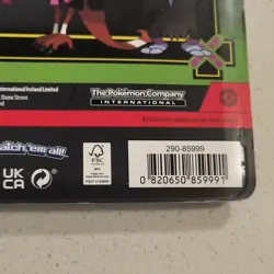 Pokemon TCG Scarlet & Violet Shrouded Fable Pack Pecharunt Promo Booster 3 Packs - Image 3