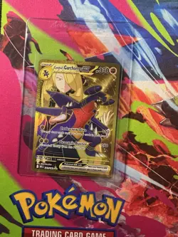 Cynthia's Garchomp ex 241/182 SV10: Destined Rivals Hyper Rare Gold Pokemon TCG - Image 1