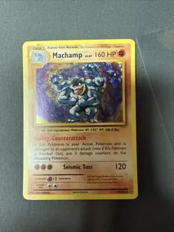 Pokemon Machamp Holo Rare Seismic Toss 160 HP 59/108 Evolutions 2016 - Image 1