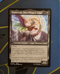 MTG Final Fantasy Sephiroth Fabled Soldier Mythic 0115 NM Condition non holo - Image 2