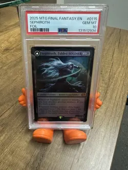 2025 MTG Final Fantasy Sephiroth, Fabled Soldier Foil #115 0115 PSA 10 - Image 1