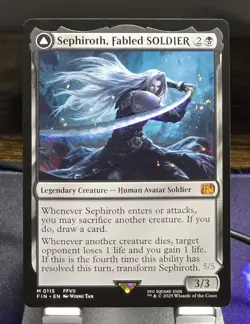 MTG - Sephiroth, Fabled Soldier (0115) Mythic - FINAL FANTASY (FIN) - Image 1