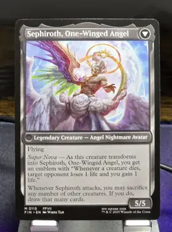 MTG - Sephiroth, Fabled Soldier (0115) Mythic - FINAL FANTASY (FIN) - Image 2
