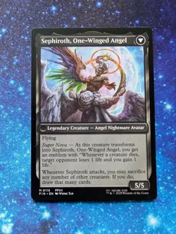 Sephiroth Fabled Soldier 0115 MTG FIN Final Fantasy NM Regular Mythic - Image 2
