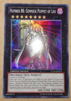Yugioh Number 88: Gimmick Puppet of Leo CT10-EN013 Super Rare - Image 1