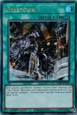 GFTP-EN108 GEARTOWN ULTRA RARE 1ST EDITION YuGiOh CARD - Image 1