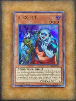 Yugioh Uni-Zombie BLRR-EN074 Ultra Rare 1st Ed NM - Image 1