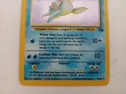 Pokemon Lapras Holo Rare Trading Card Fossil 10/62 Unlimited TCG #Live - Image 3