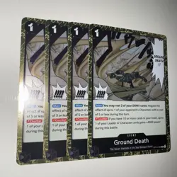 One Piece TCG OP14-096 Ground Death X4 Playset Card Game CCG English - Image 2