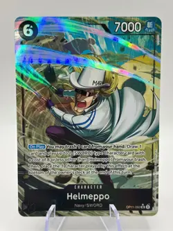 One Piece TCG - Helmeppo OP11-092 SR Alternate Art A Fist of Divine Speed NM - Image 1