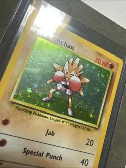 Hitmonchan - 7/102 - Pokemon Base Set Unlimited Holo Rare Card WOTC Vintage - Image 2
