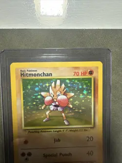 Hitmonchan - 7/102 - Pokemon Base Set Unlimited Holo Rare Card WOTC Vintage - Image 5