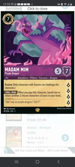 Disney Lorcana Singles- Rise of the Floodborn- You Pick Cards- Legendary Mint/NM - Image 5
