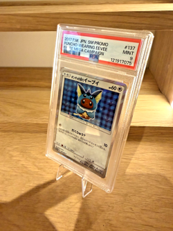 2017 Pokemon JPN Promo Poncho-Wearing Eevee Mega Campaign PSA 9 - Rare - Image 2
