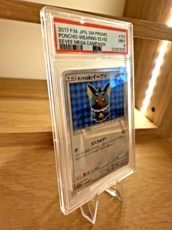 2017 Pokemon JPN Promo Poncho-Wearing Eevee Mega Campaign PSA 9 - Rare - Image 3