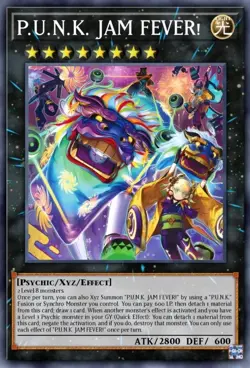 Yugioh P.U.N.K. JAM FEVER! BLMM-EN051 1st Ed Emblazoned Ultra Rare NM Presale - Image 1