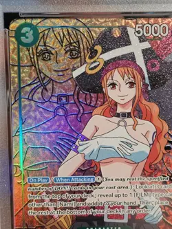 PSA 10 GEM MINT - NAMI ALTERNATE ART OP02-036 - One Piece Paramount War - Image 5