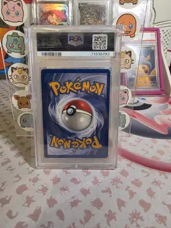 Pokemon Vaporeon Holo Rare TCG Card 12/64 Jungle Unlimited, PSA 5 - Image 2