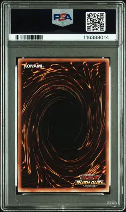 2024 YU-GI-OH! OVER RUSH RARE #JP050 BLUE-EYES BLAZING BRIGHT DRAGON PSA 10 - Image 2