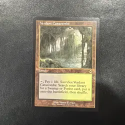 MTG English Verdant Catacombs (Retro Frame) NM Normal Modern Horizons 2 - Image 1