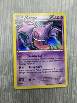 POKEMON TCG Gengar Generations #35/83 Holo Foil Rare Card 2016 - Image 1