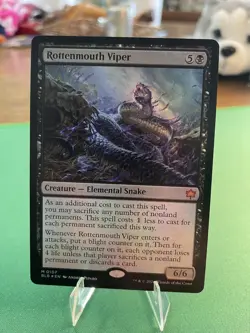 2024 MTG Magic The Gathering FOIL Rottenmouth Viper Mythic Bloomburrow - Image 3