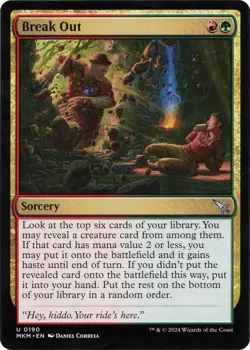 Break Out (a) NM 0190 MurdersatKarlovManor MKM MTG U NM - Image 1