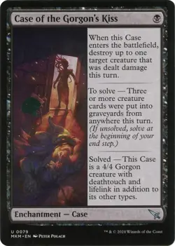 Case of the Gorgon's Kiss (b) NM 0079 MurdersatKarlovManor MKM MTG U NM - Image 1