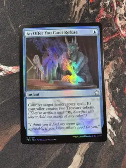 MTG-An Offer You Can't Refuse- Foundations- Uncommon - FOIL - NM - Image 1
