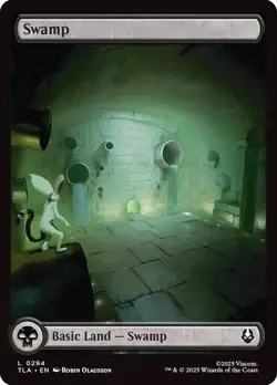 4 x Swamp (0294) - Avatar: The Last Airbender - Common - Basic Land Full Art - Image 1