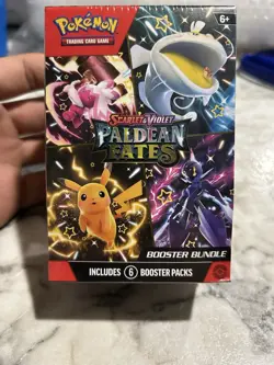 Pokemon TCG Scarlet and Violet Paldean Fates Booster Bundle, Sealed in 6 Packs - Image 1
