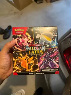 Pokemon TCG Scarlet And Violet Paldean Fates Booster Bundle Sealed English - Image 1