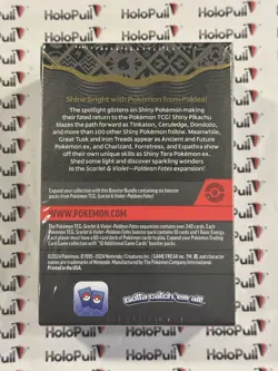 New Pokemon TCG Scarlet And Violet Series Paldean Fates Booster Bundle Sealed - Image 2