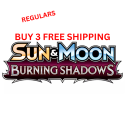 BURNING SHADOWS Pokemon TCG 1 - 147 - PICK YOUR OWN REGULARS LP/NM 3+ FREE SHIP - Image 1