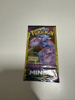 Pokemon TCG Sun and Moon Unified Minds Booster Pack - Image 1