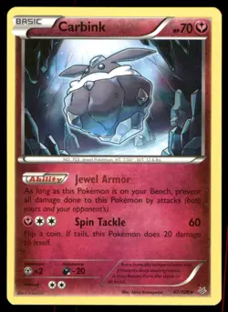 Pokemon TCG Uncommon Regular carbink - Image 1