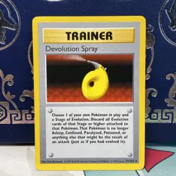 Pokemon - Base Set Shadowless - Devolution Spray 72/102 - Rare NM / M - Image 1