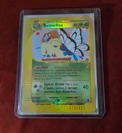 Butterfree 5/165 Expedition 2002 Reverse Holo Rare E-Reader Pokemon Card TCG LP - Image 1