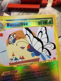 Butterfree 5/165 Expedition 2002 Reverse Holo Rare E-Reader Pokemon Card TCG - Image 2
