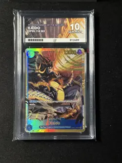 One piece Kaido Op5-118 Sec Ace Graded 10 Awakening of the New Era ACE 10 - Image 1